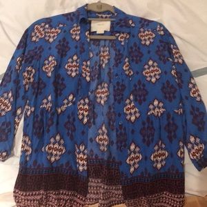 Anthropologie Maeve Bohemian Blouse